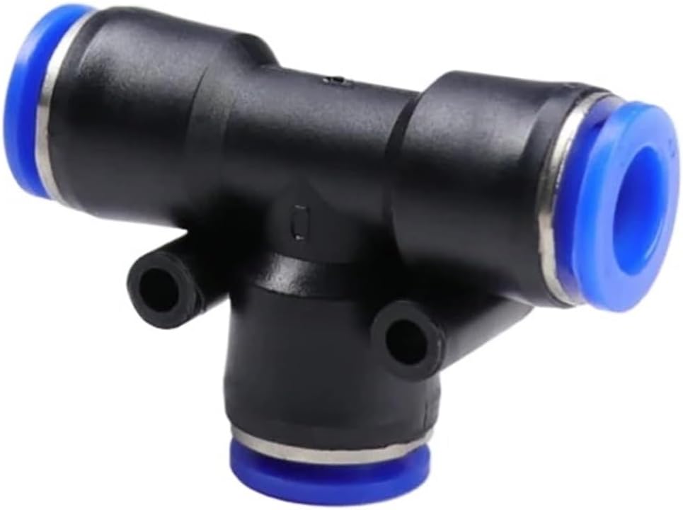 Revive Furniture 1~50pcs Pneumatic Fittings OD4mm 6mm 8mm 10mm 12mm 14mm 16mm PY/PU/PV/PE Series Air Pipe Hose Quick Push In Jions(PE,OD 12MM_50 PIECES)