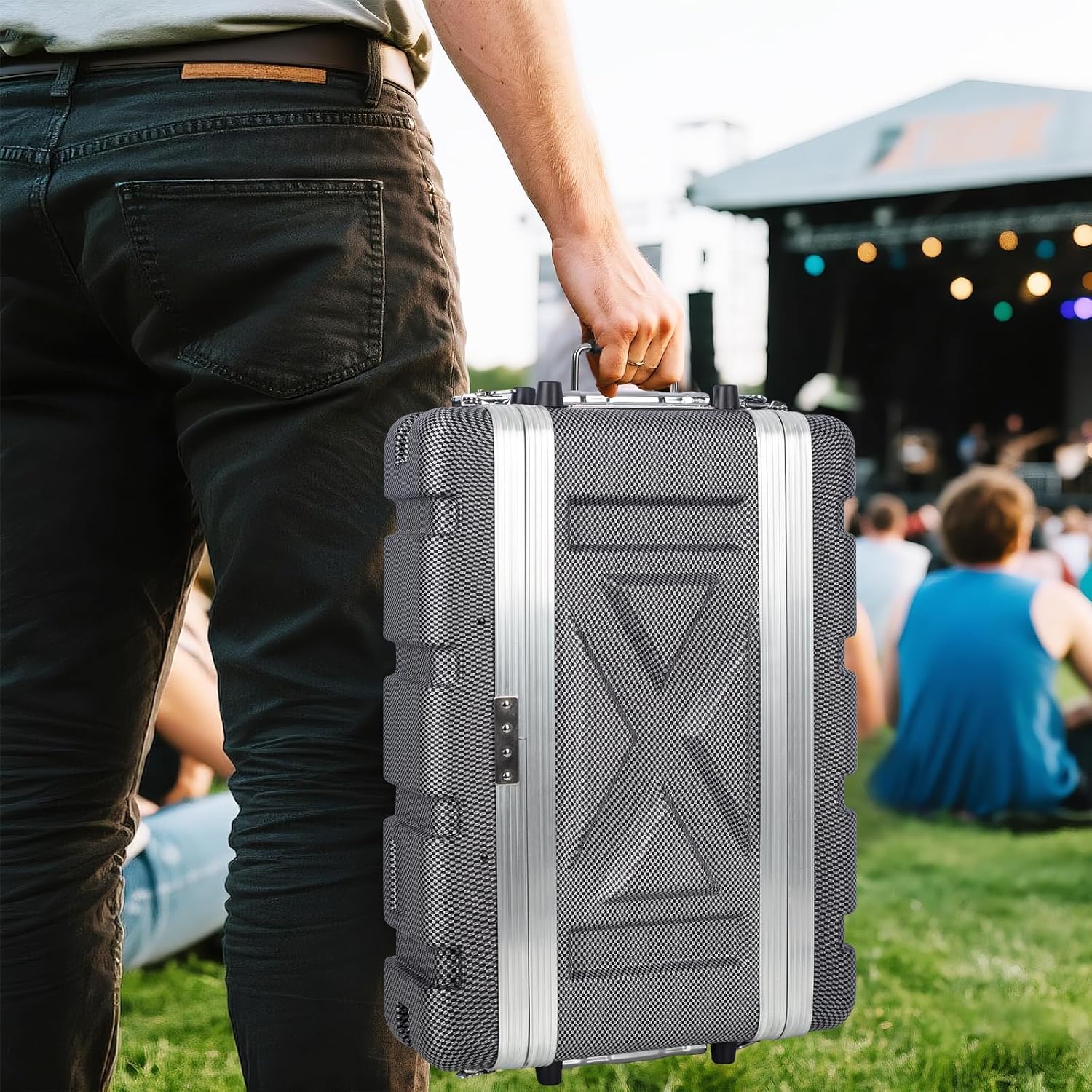 2U ABS Rack Case Shallow 8