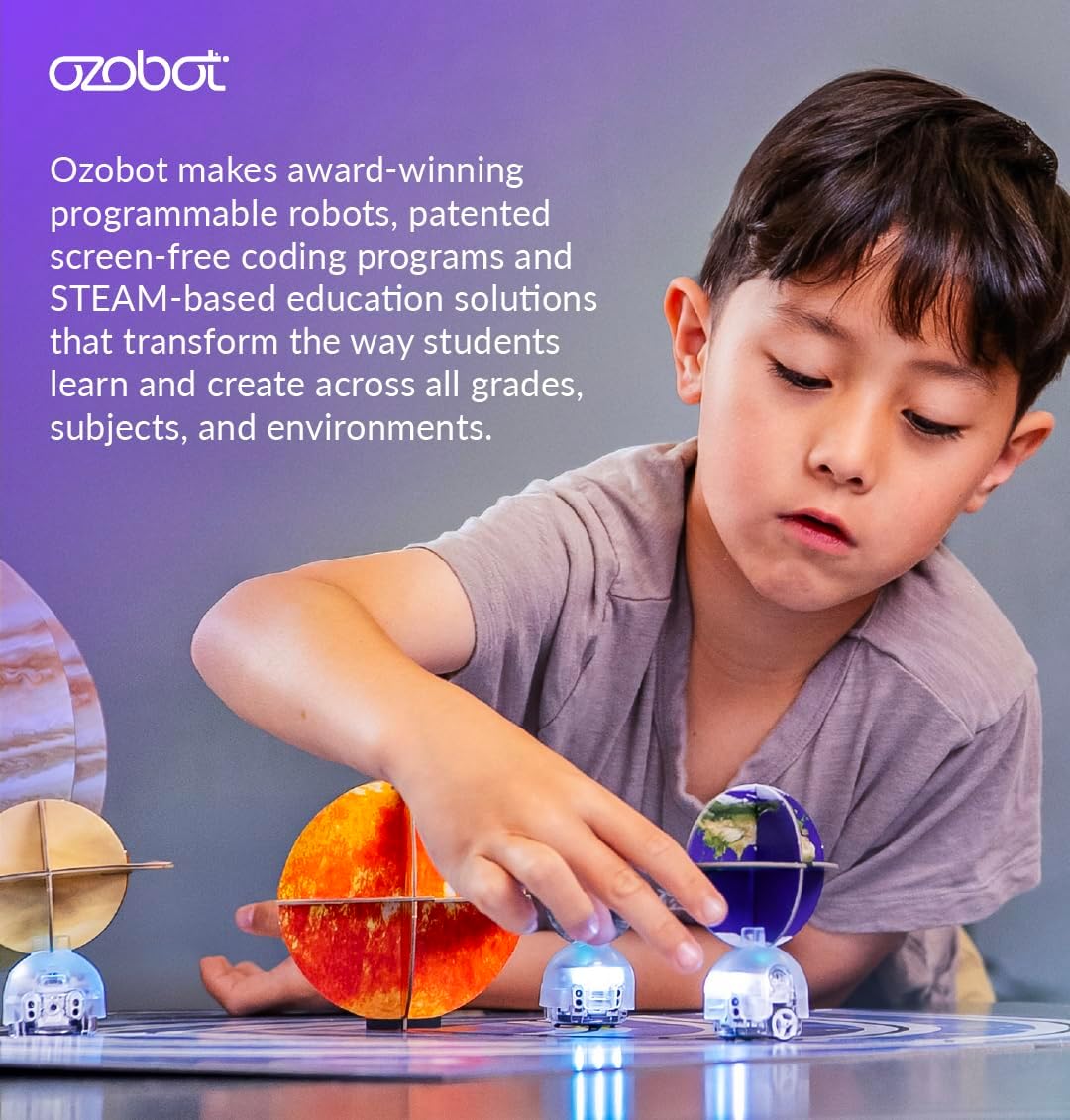Ozobot Evo Classroom Kit (12 Bots): Interactive Coding Robots for Students, STEAM Learning Tools for Schools, Includes Charging Station, Storage Case, Markers, and Comprehensive Coding Curriculum