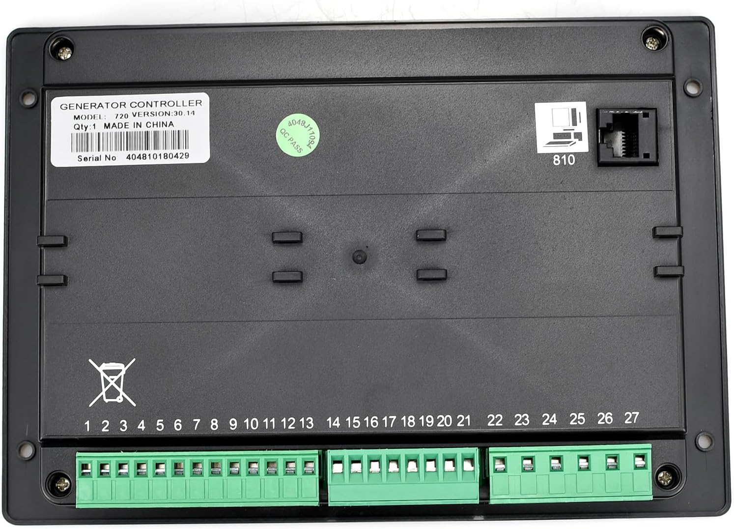 DSE720 AMF Auto Controller,Generator Auto Start Control Panel Controller,for Engine Motor Alternator Generator Genset Protecting Control Module