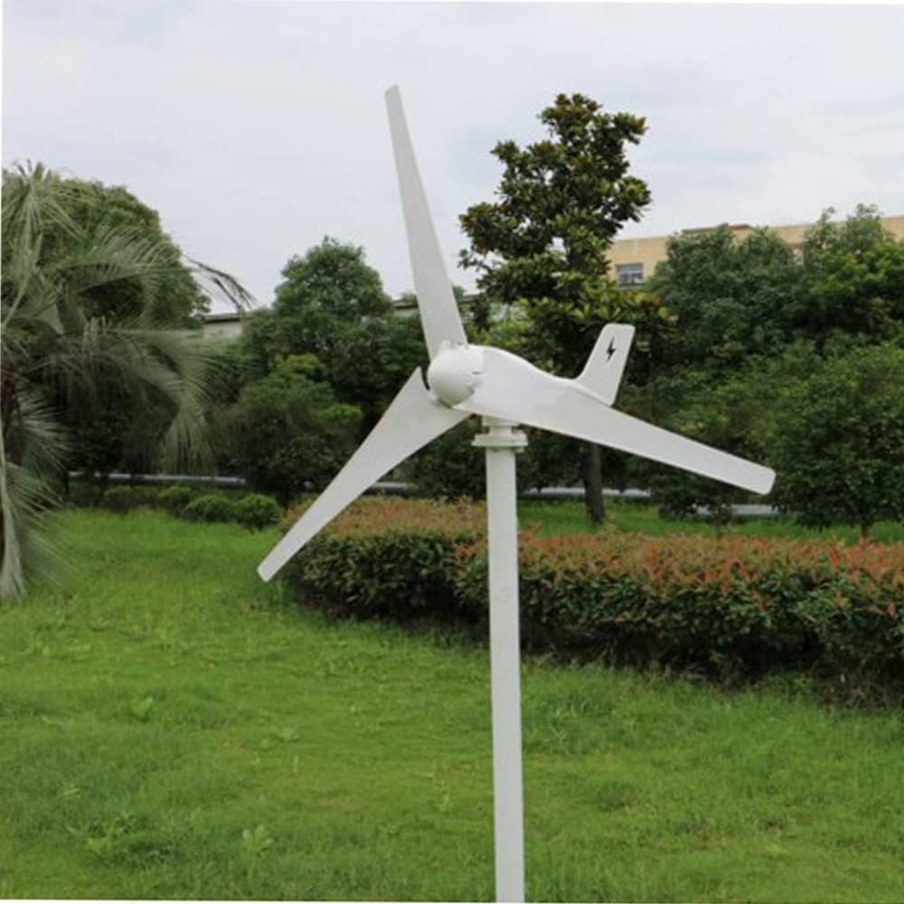 Wind Turbine Generator Kit, Wind Mill Turbine Generator Energy Power 800W 1000W 12V 24V 48V Complete Kit Residential With MPPT Charge Controller For Homeuse for Hybrid Solar Wind System(800W,MPPT CONT