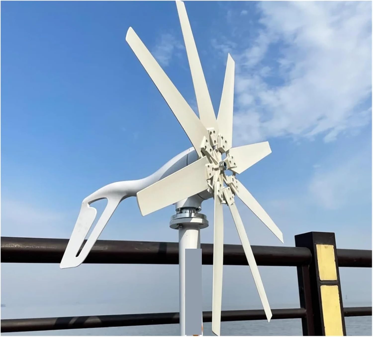 1000W Horizontal Wind Turbine Generator Kit 12V/24V/48V Low Noise Wind Turbine Kit with MPPT Controller Low Starting Speed for Home(Model3,24V_1000W)
