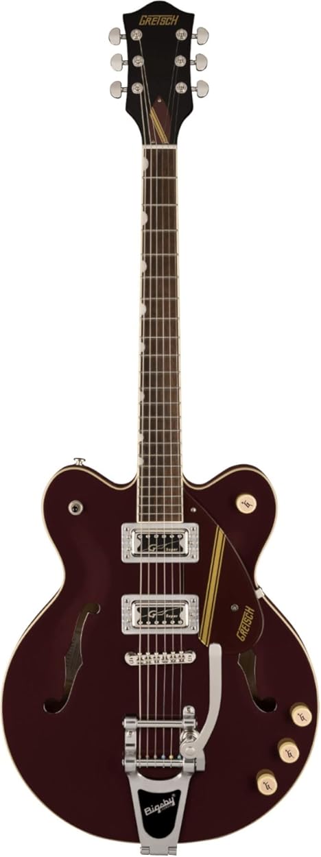 Gretsch G2604T Streamliner Rally II Center Block Double-Cut with Bigsby Laurel Fingerboard 6-String Guitar (Right-Handed, Oxblood)