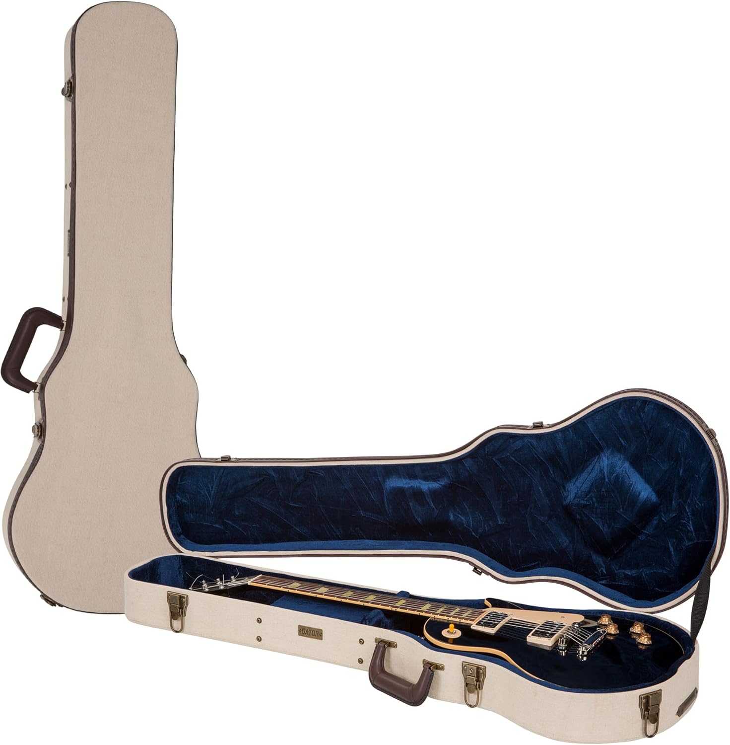 Gator Cases Journeyman Series Deluxe Wood Case for Gibson Les Paul Guitars (GW-JM-LPS)
