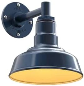 Steel Lighting Co. Hawthorne Barn Light | Outdoor Wall Mounted | 8 inch Dome | 6