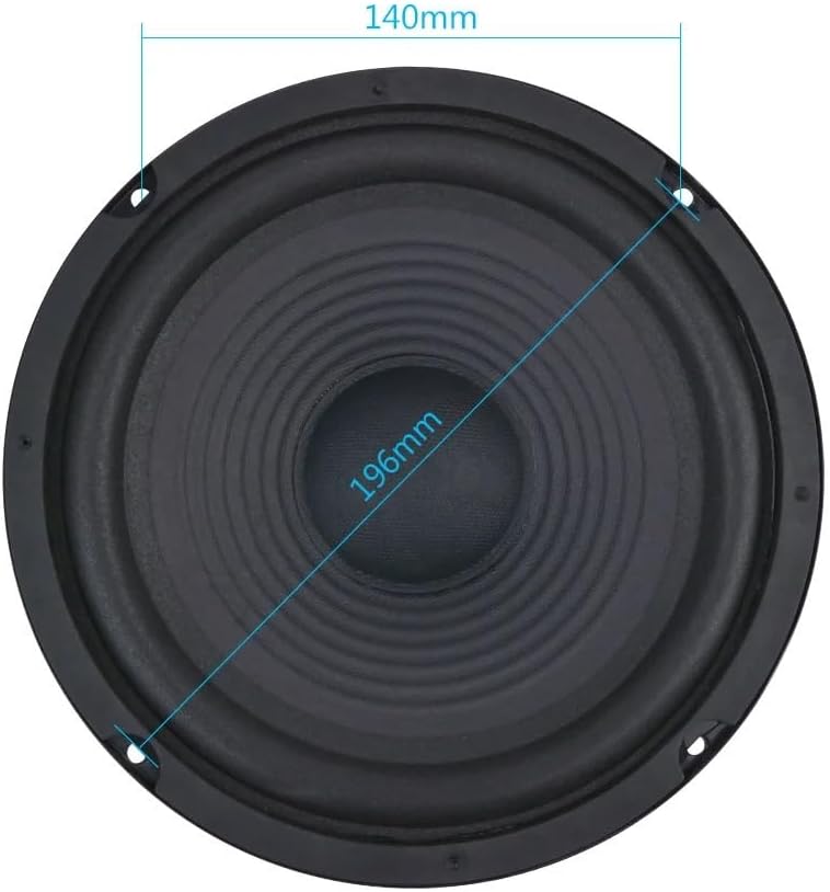 1Pcs 8 Inch Midrange Bass Speaker Ohm 200W 35 Core 100 Magnetic Audio Sound Woofer Loudspeaker Amplifier Home