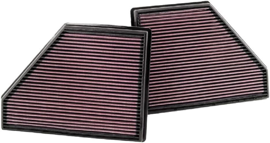 K&N Engine Air Filter: Increase Power & Acceleration, Washable, Premium, Replacement Car Air Filter: Compatible with 2007-2010 BMW X5, 33-2407