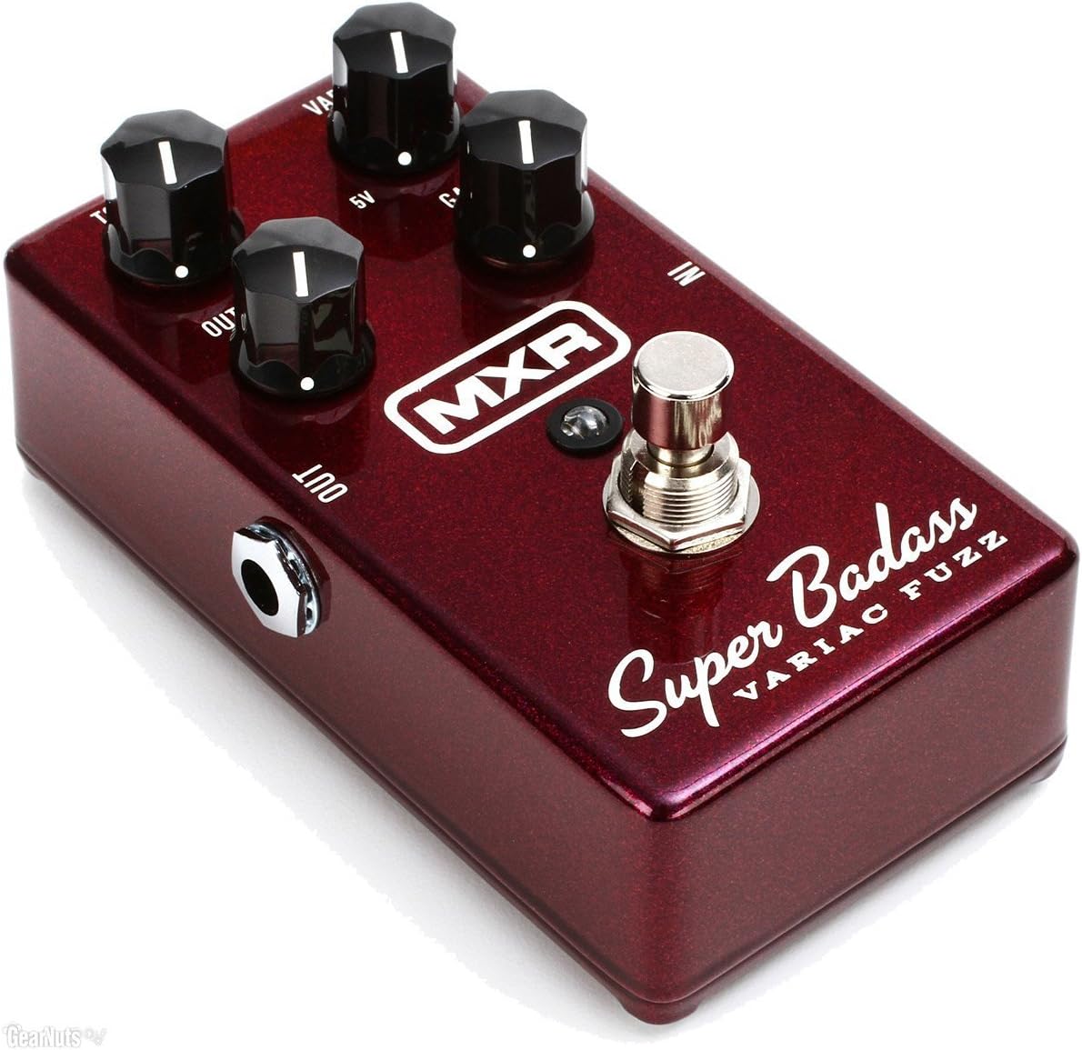 MXR M236 Super Badass Variac Fuzz Distortion Effects Pedal BUNDLE w/ 2 Patch Cables and Dunlop PVP101 Pick Pack