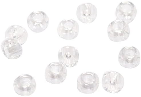 TOHO Round Beads, 6 Bundles, Threading Beads, Outer Diameter Approx. 0.1 inch (3 mm), No. 101, 98.4 ft (30 m)