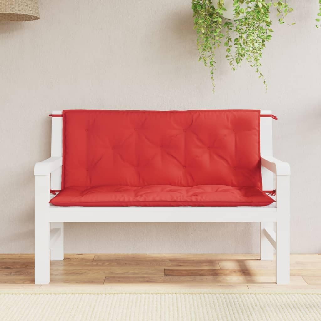 Garden Bench Cushions 2pcs Red 47.2