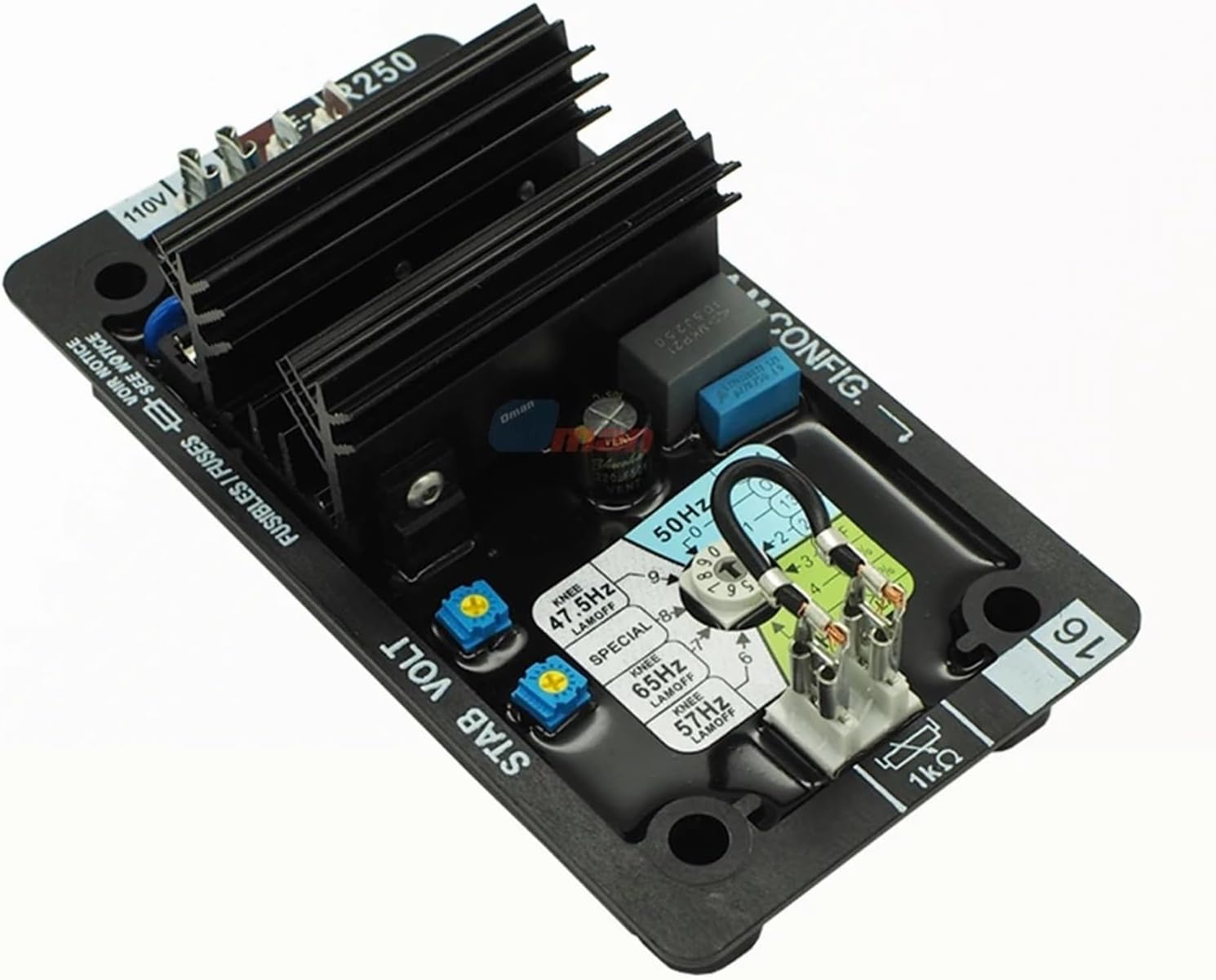 Wind Generator, R250 AVR Generator Automatic Voltage Regulator for Generators,for Home, Farm, RVs, Boats(R731)