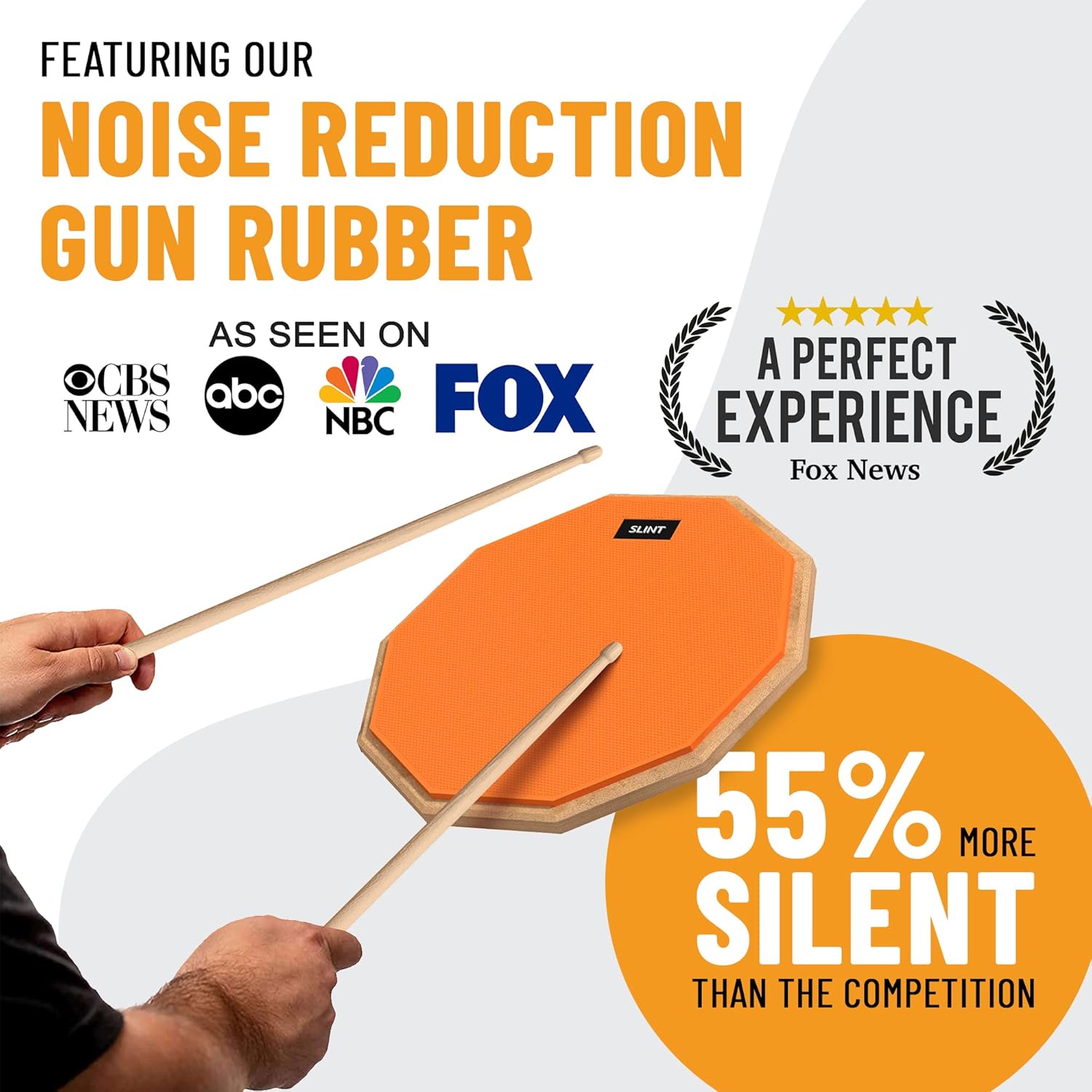 SLINT Drum Practice Pad Set – 12