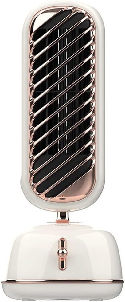 Portable Air Conditioner Fan,3 Speed Personal Evaporative Air Cooler - USB Quiet Air Humidifier, for Desk, Office, Bedroom (Color : White)