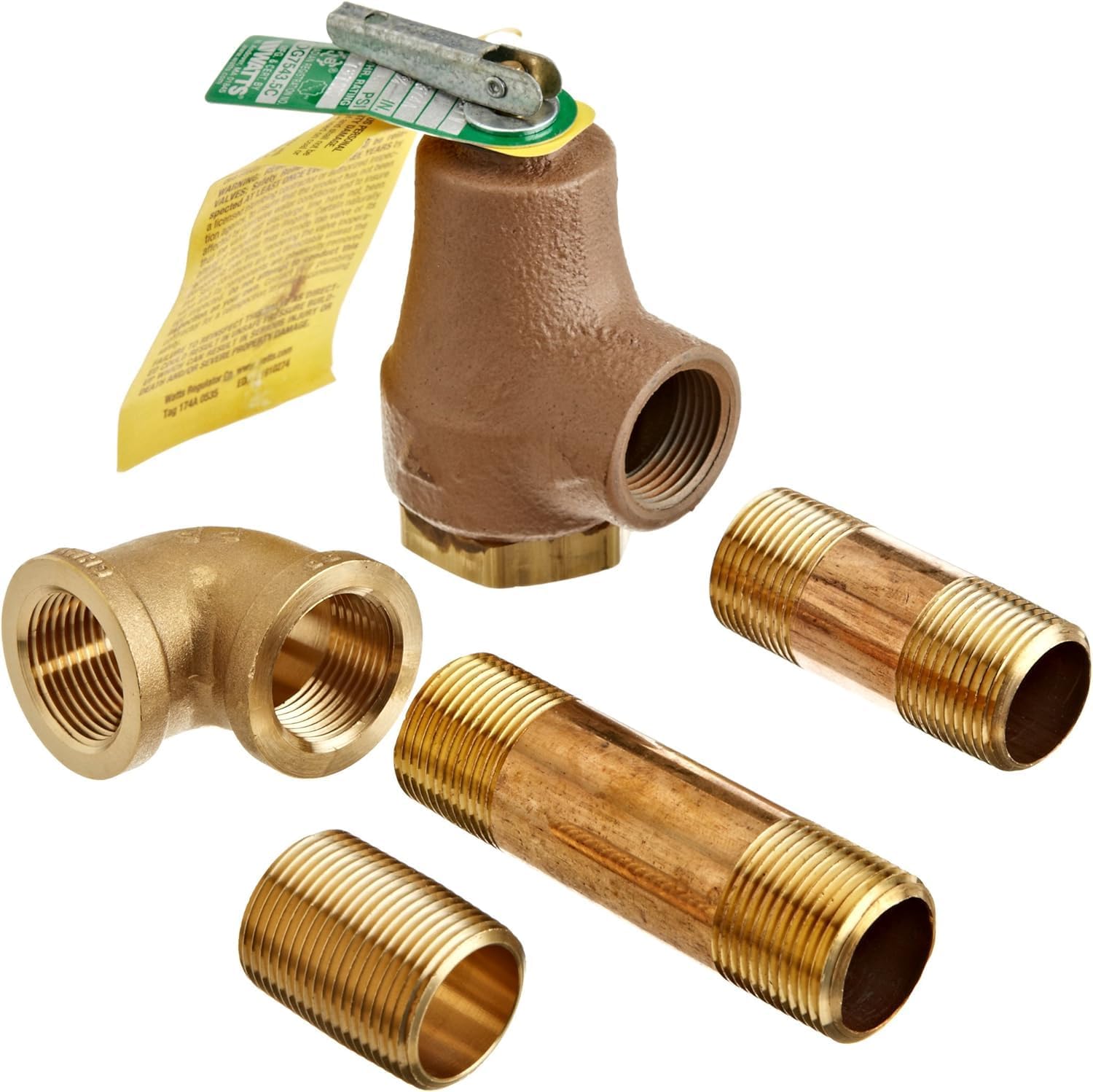 Pentair 460925 Pressure Relief Valve with Connection Replacement Kit Pool and Spa Heater