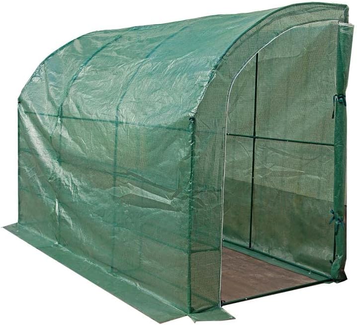 YSUEFIJO Walk-in Outdoor Greenhouse, Portable Gardening Plant House, Large Hot House for Garden Plant, Green House for Plants Winter Warm, Heavy Duty Hot Tunnel Garden Plant