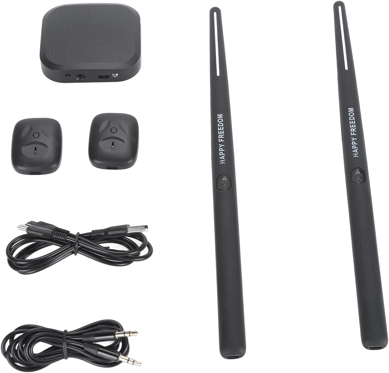 ciciglow Electric Air Drum Sticks Set, Portable Virtual Drumsticks Kit with Pedal, Audio Converter, 3D Motion Sensing Electronic Drums for Adults, Kids, Gift, ciciglowbsqe70819d