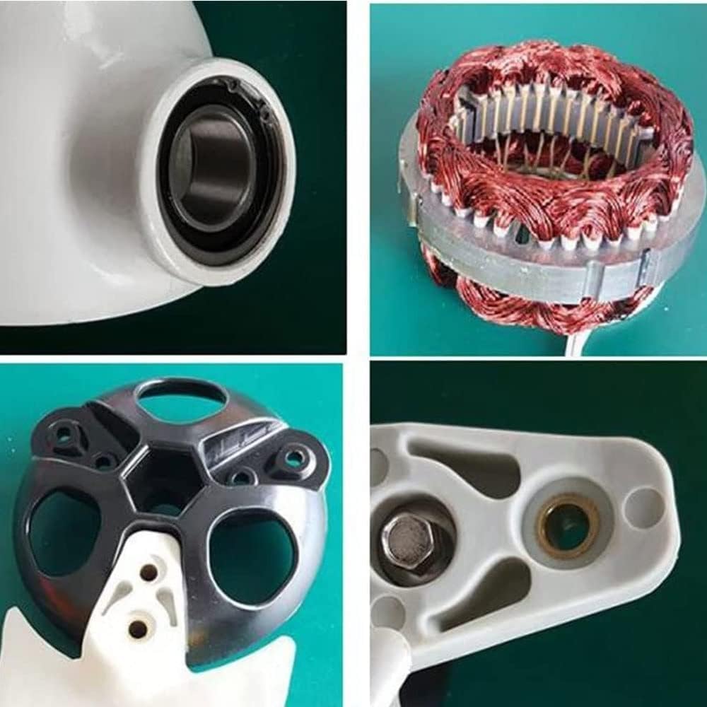 CHRISK 9000W 8 Blades Wind Turbine Generator Windmill with Controller Low Wind Speed Starting Wind Turbines for Marine Home Charging