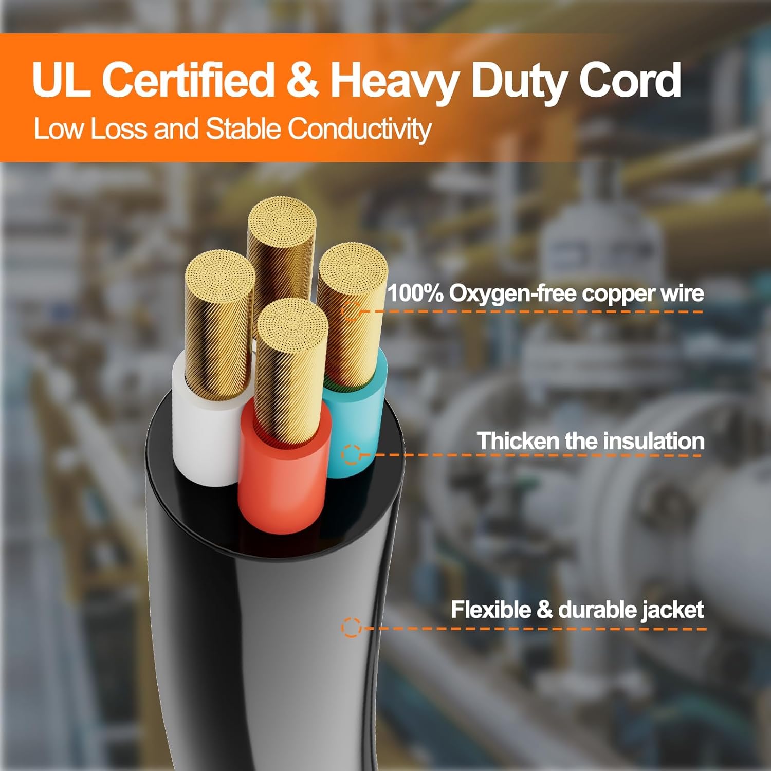 Generator Cord 50 Amp and Pre-Drilled Inlet Box Kit, 25ft Generator Cable Extension 50A 4 Prong NEMA 14-50P to SS2-50R with Twist Lock, Heavy Duty STW Wire for RV Camper & House, ETL Listed