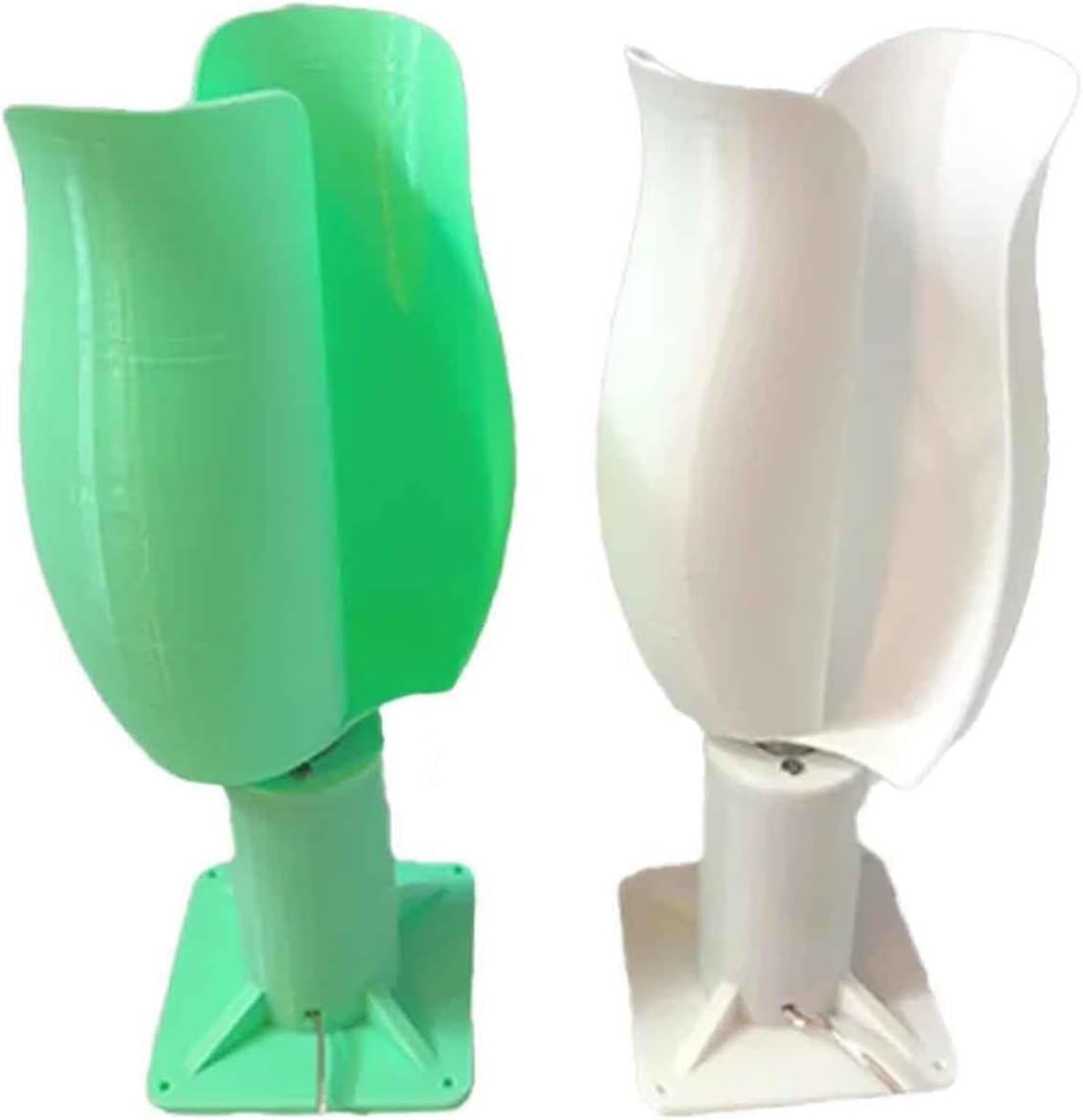 Permanent Magnet Brushless Wind Turbine Model 20W Tulip Type Vertical Wind Power Generation 1~12V (Green)