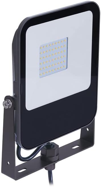 Philips LED Slim Flood Light, 150 watt, 4000K Cool White, 18600 Lumens, Security and General Purpose Area Light, Yoke Mount, Bronze Finish