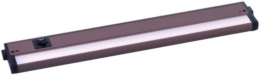Maxim Lighting 89864BZ CounterMax 5K - 9W 1 LED Undercabinet-18 Inches Length and 3.5 Inches Wide, Finish Color: Bronze