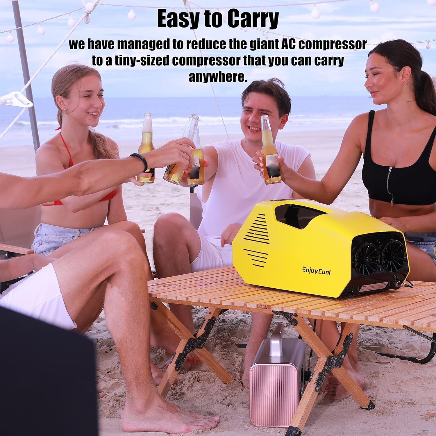 portable air conditioners 2380BTU's of fast cooling with extended & custom run times ultralight portable air conditioner with 14lbs outdoor air conditioner 24 volt dc air conditioner air cooler portable air conditioner