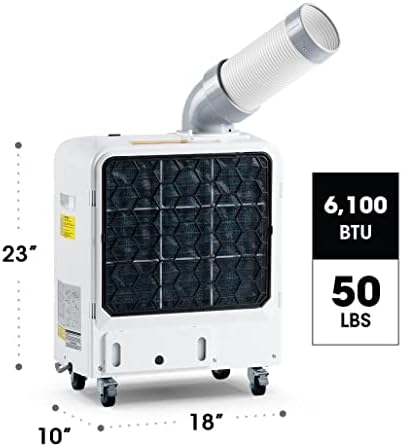 KoolBase MSC1800NE Indoor/Outdoor Mobile Spot Cooler, 6,100-BTU, R410A Refrigerant