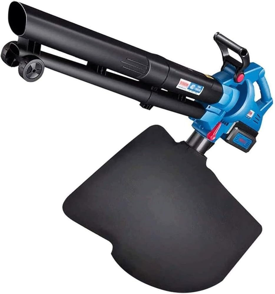 Leaf Blower -Electric Handheld Leaf Blower, 5-Speed Control Powered Leaf Blower, Dust Remover with 45L Storage Bag & Adjustable Handle, Ideal for Cleaning