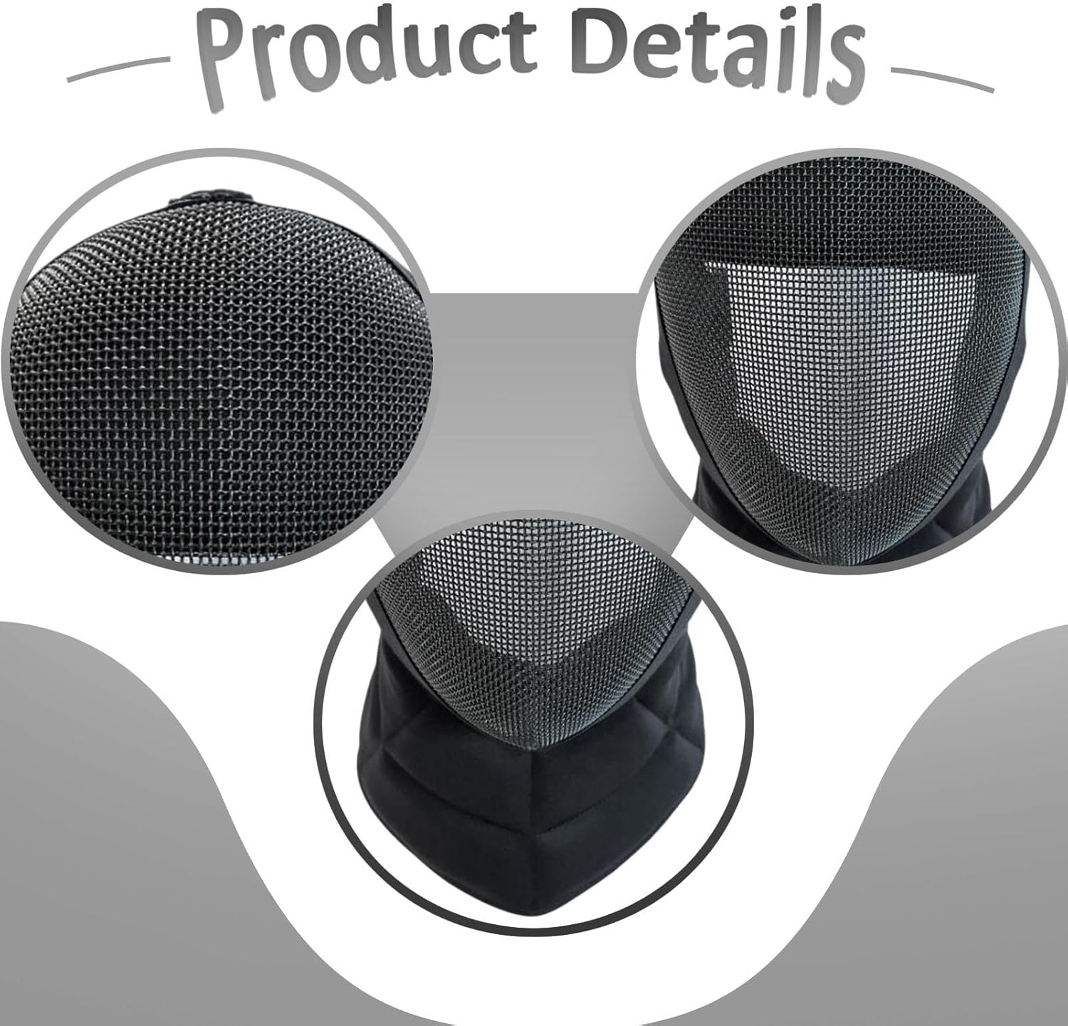 Fencing Gear Kendo, Breathable, Sports Accessories for Sparring, Professional Face Cover Coach Fencing Helmet