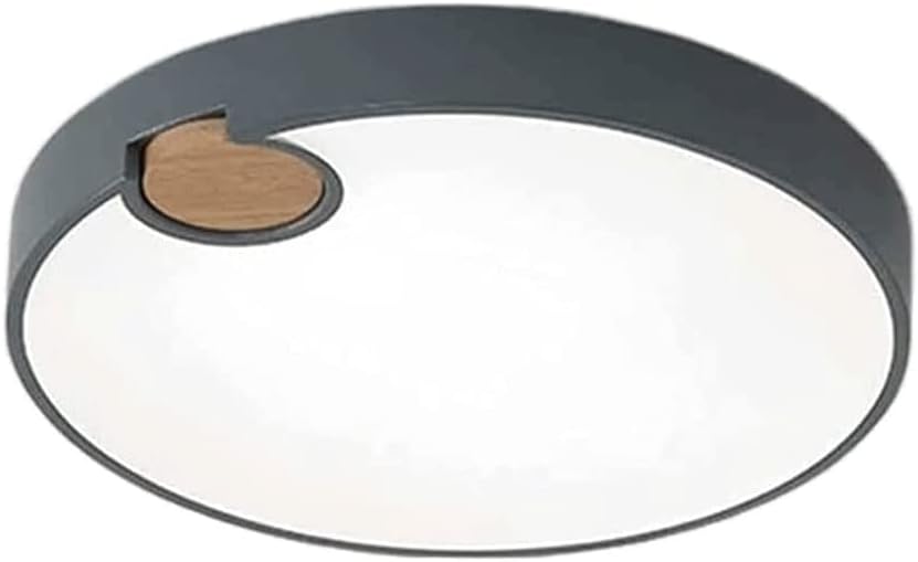 Modern Minimalist Round Metal Ceiling Lamp, Embedded Tablet Lamp, Creative Acaltic Lampshade, White Light Ceiling Light, Ceiling Decoration Lighting Fixture