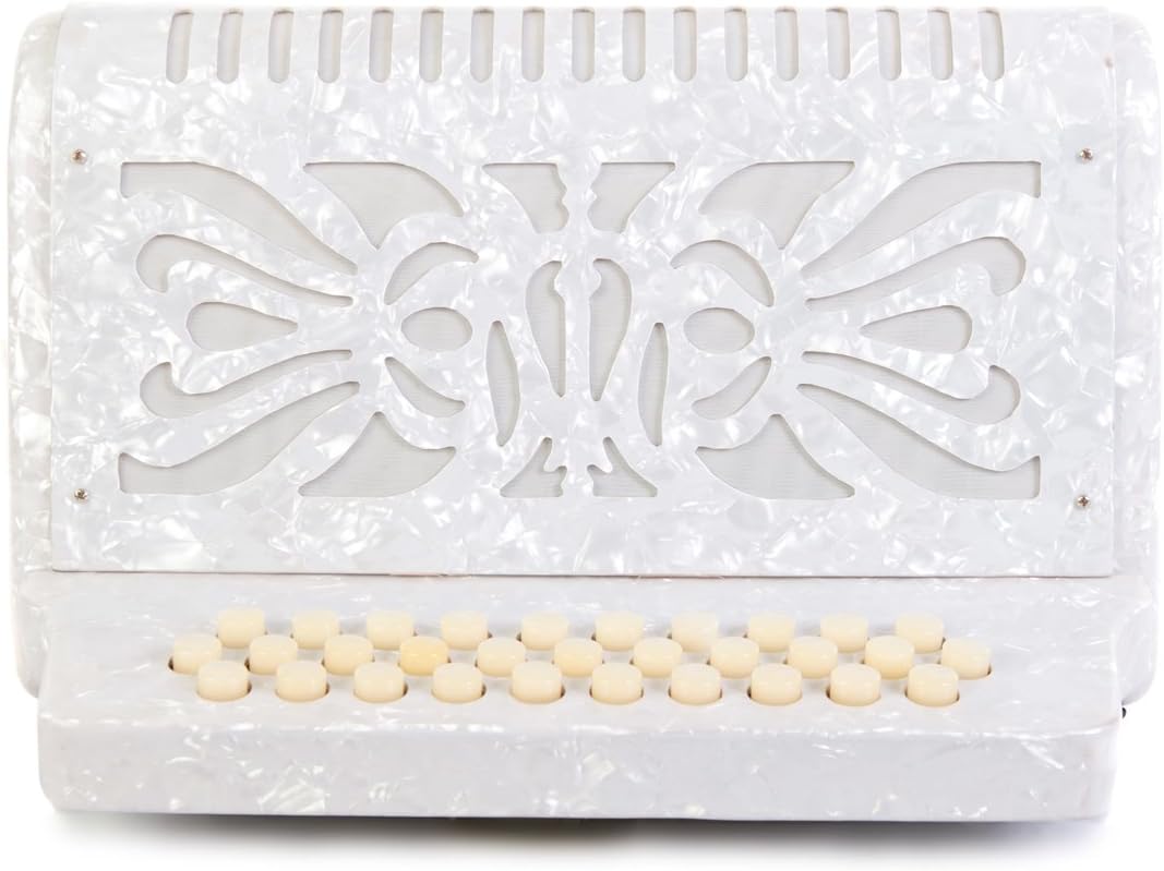 Rossetti 31 Button Accordion 12 Bass FBE White