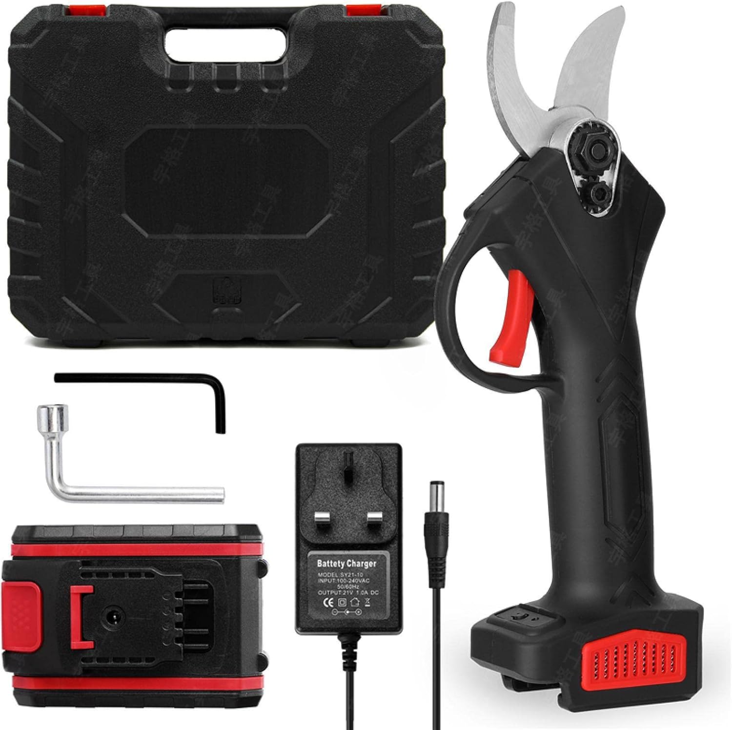 Electric Pruning Shears Cordless Electric Pruning Lithium Pruning Scissors Rechargeable Power Pruner Tree Branch Pruner Cutt EU