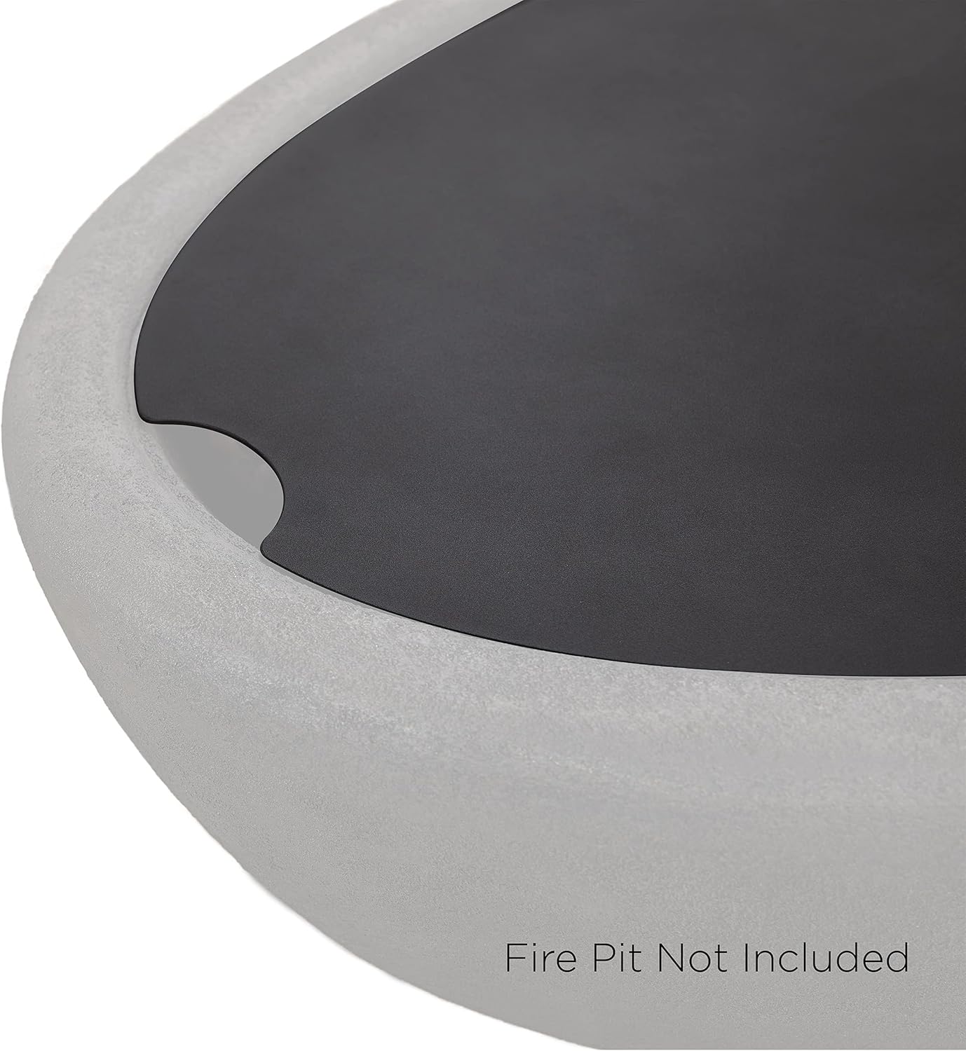 Real Flame Riverside Large Oval Steel Burner Lid, Black - Weather, Sun & Rust Resistant - Compatible with Riverside 58