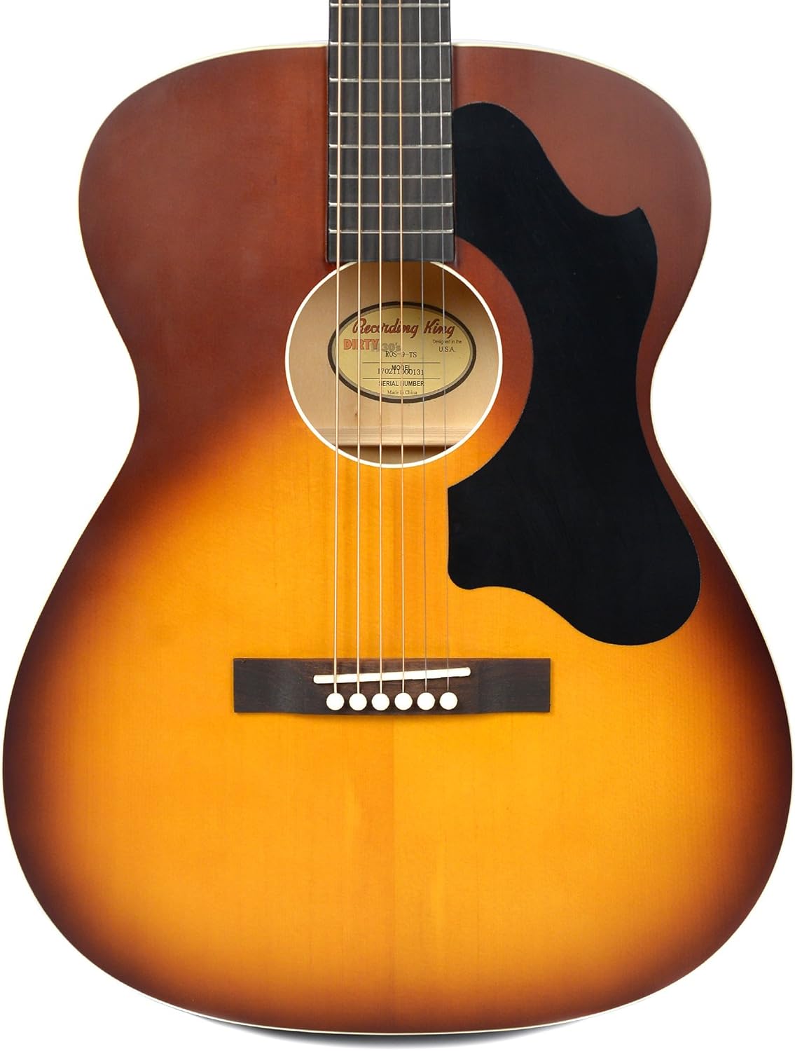 Recording King ROS-9-TS Dirty 30's Series 9 000 Acoustic Guitar, Tobacco Sunburst