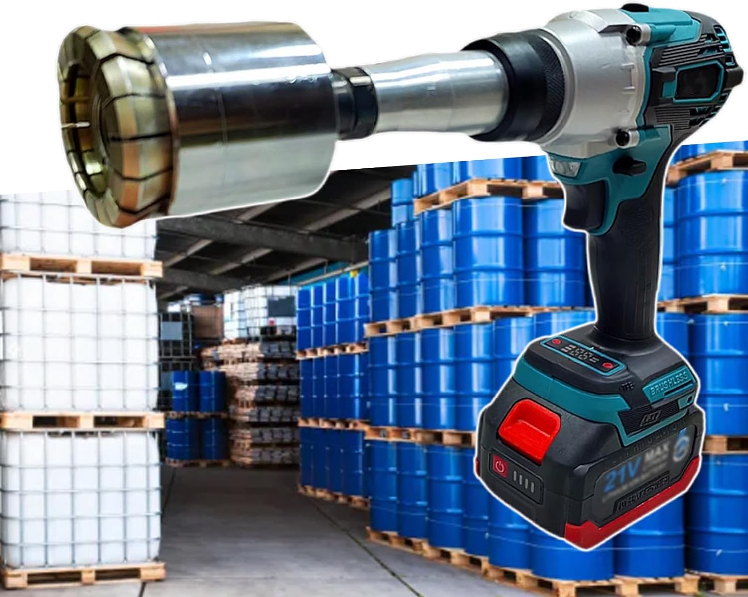 200L Electric Oil Drum Pressure Cap Sealing Barrel Crimping Tool, 35/70Mm Oil Drum Sealing Machine, Drum Capping Sealing Machine,30mm