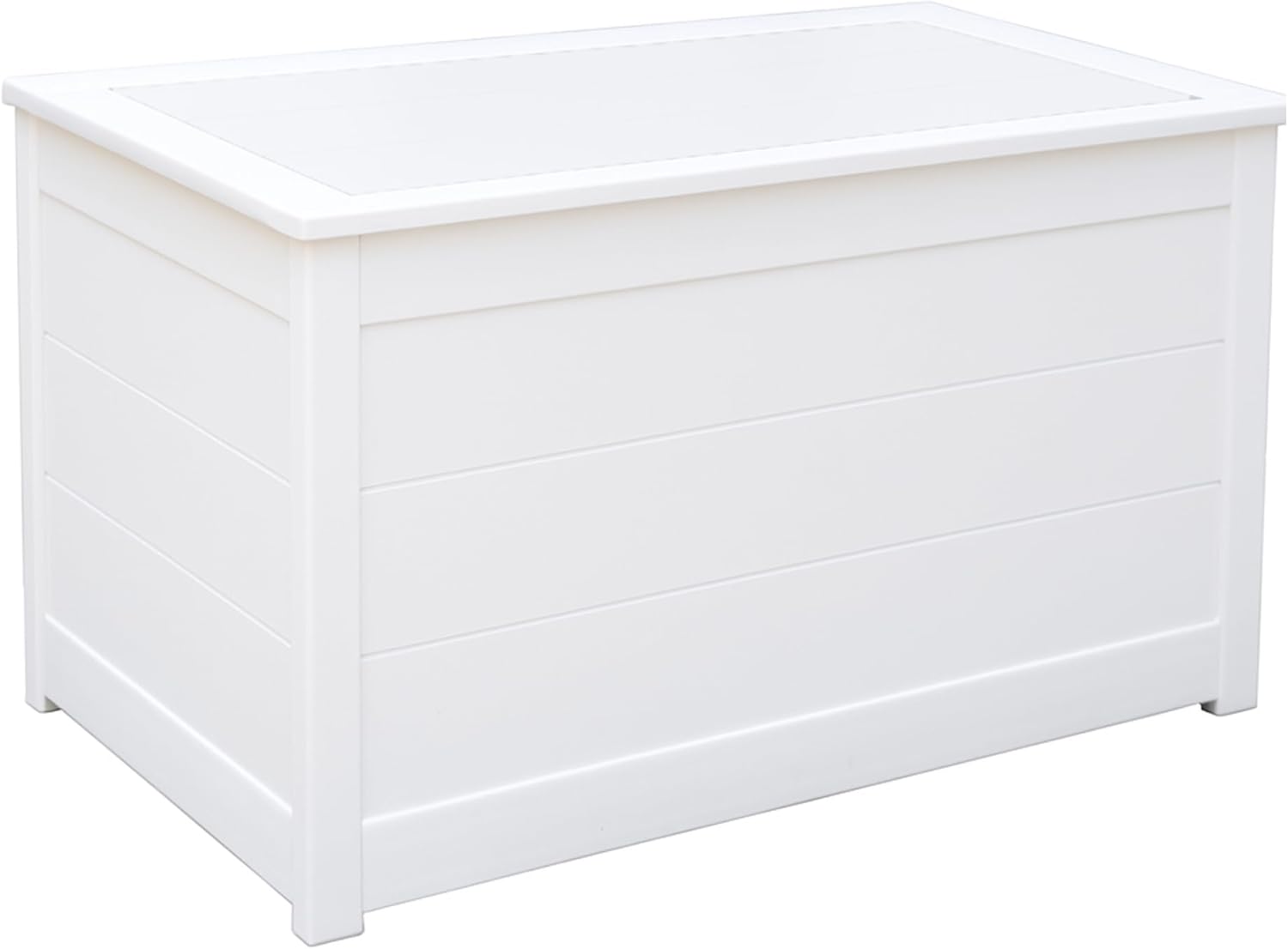 DutchCrafters Poly Waterproof Outdoor Deck Box 200-Gallon Large Deck Box Weatherproof Storage for Pool Decor, Porch Packages, Pool Towel Holder, Holds Up To 10 Cushions - Amish Made in USA (White)