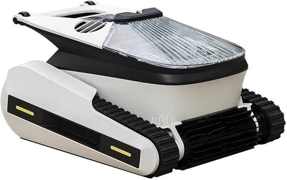 Cordless Robotic Pool Vacuum Cleaner with Smart Navigation, Wall Climbing Capability, APP Mode, and Four Cleaning Modes for Efficient Pool Maintenance