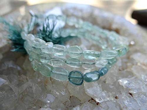 perfectly pastel shaded afghan green & blue tourmaline | irregular ovals plain nuggets | 3x4-4x8mm | sold in sets of 7 oval nuggets