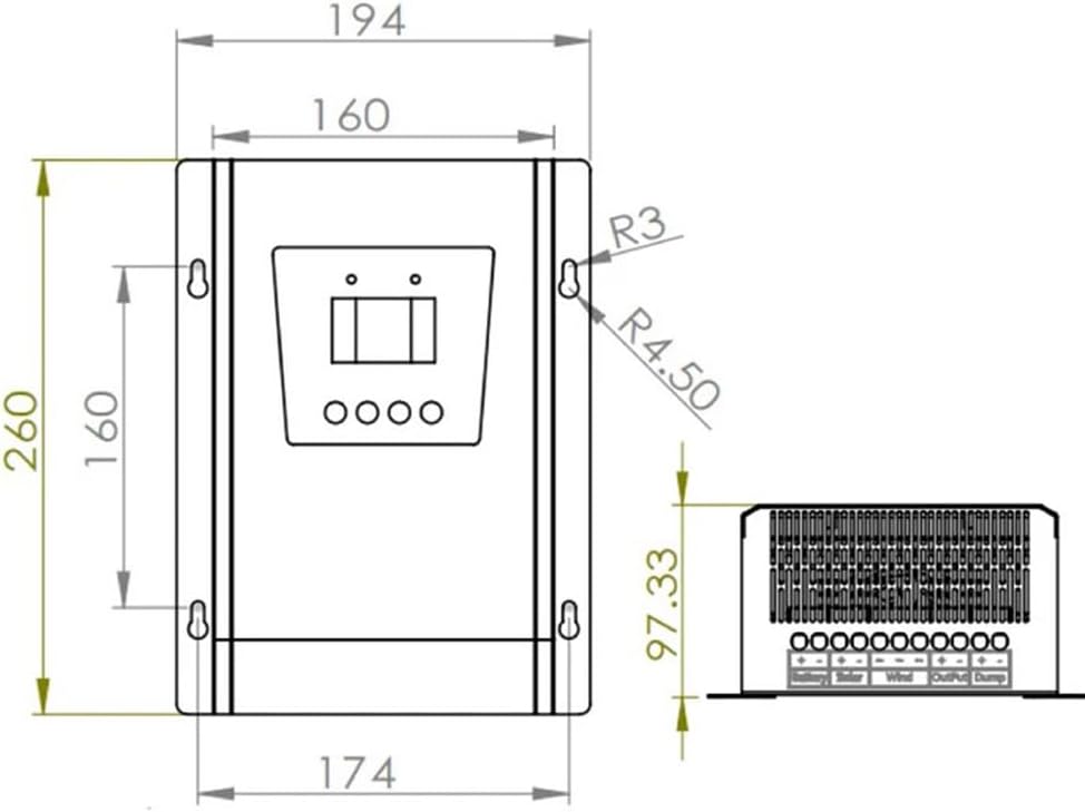220V,HYZHANHONG Double MPPT Wind Energy Hybrid System Charge Solar Controller 3500W 12V 24V & 24V 48V Auto Regulator Home Use Windmill Generator