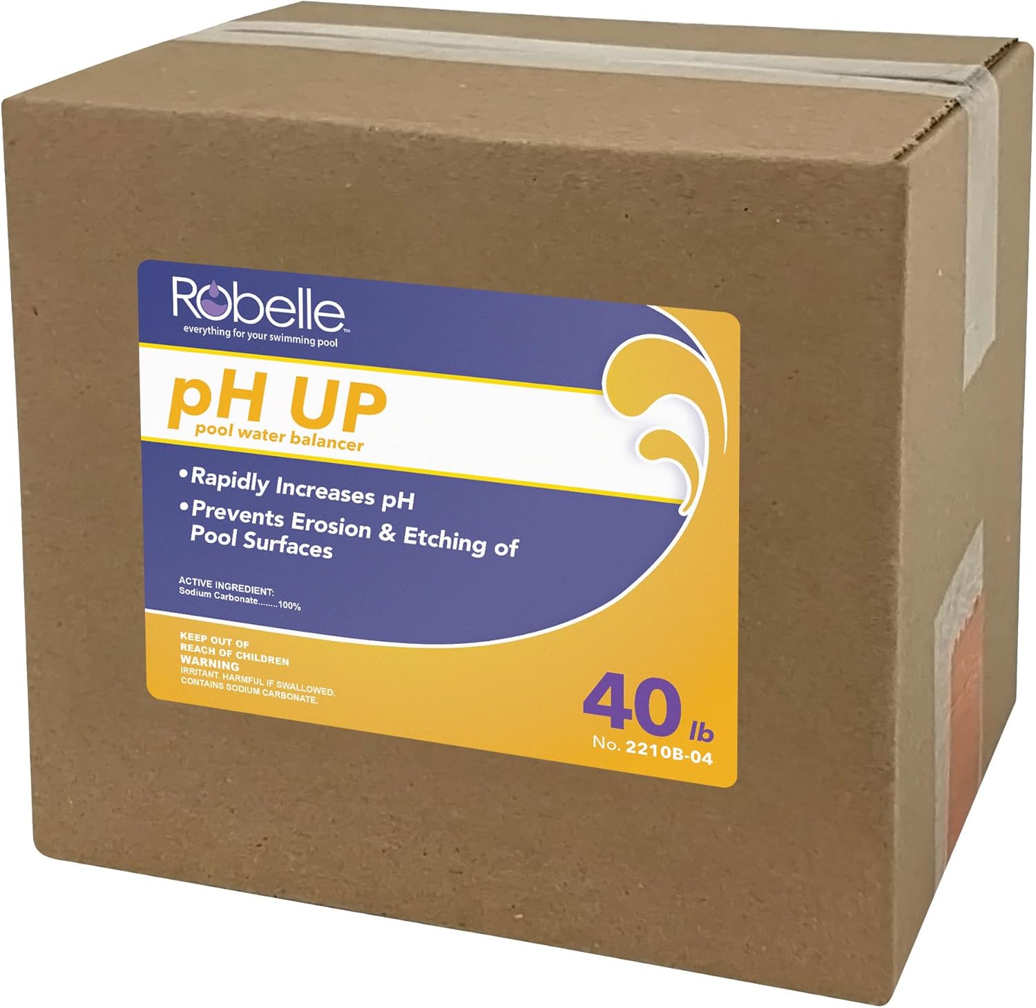 Robelle 40-Pounds Premium pH Up for Pools, 100% Sodium Carbonate