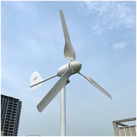 10KW Wind Turbine Generator 10000W - 12V/24V/48V Small Windmill with MPPT Hybrid Controller for Home & Industrial Power Solutions - Efficient Renewable Energy (48V Model)