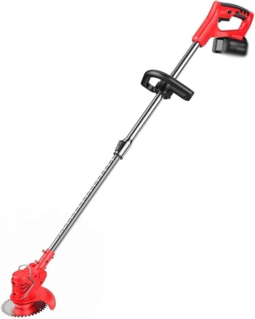 Cordless with Battery, Home-use Small Rechargeable Lawn Mower, Multifunctional Portable Lawn Mowing Equipment, 21V/2000Ah Outdoor