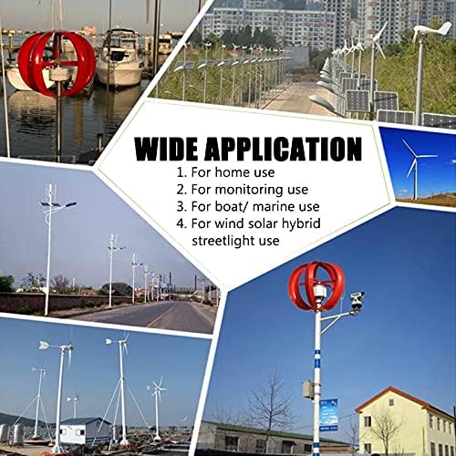 8000W 12V/24V 5 Blade Wind Turbines Generator Efficient Wind Turbines Horizontal Home Power Windmill Energy Turbines Charge
