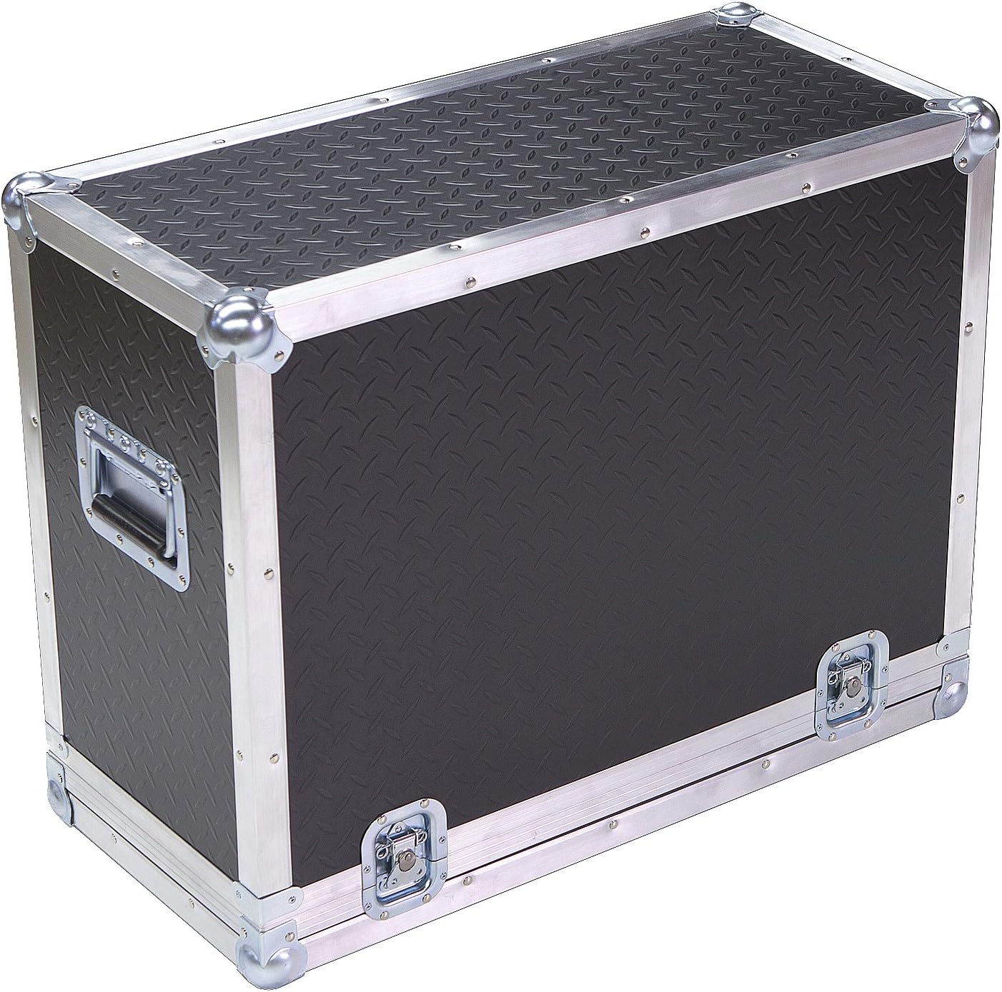 Amplifier 1/4 Ply ATA Light Duty Case with Diamond Plate Laminate Fits Orange PPC 212 2x12 Guitar