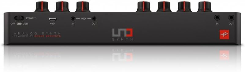IK Multimedia UNO Synth portable monophonic real analog synthesizer with sequencer, arpeggiator, battery operation, full MIDI/USB control and Mac/PC/iPad editor software