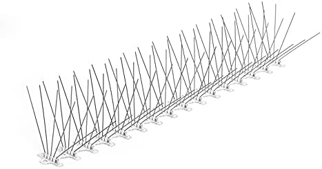 Bird B Gone, Stainless Steel Bird Spikes, 8-Inch Wide (24-Feet)