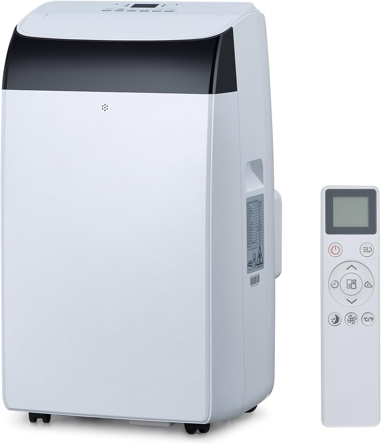 Portable Air Conditioner 14,000 BTU, Cools Up to 750 Sq.Ft - 3-in-1 Energy Efficient Cooling AC Unit with Remote Control, Quiet Sleep Mode, 24H Timer, Includes Window Kit, White