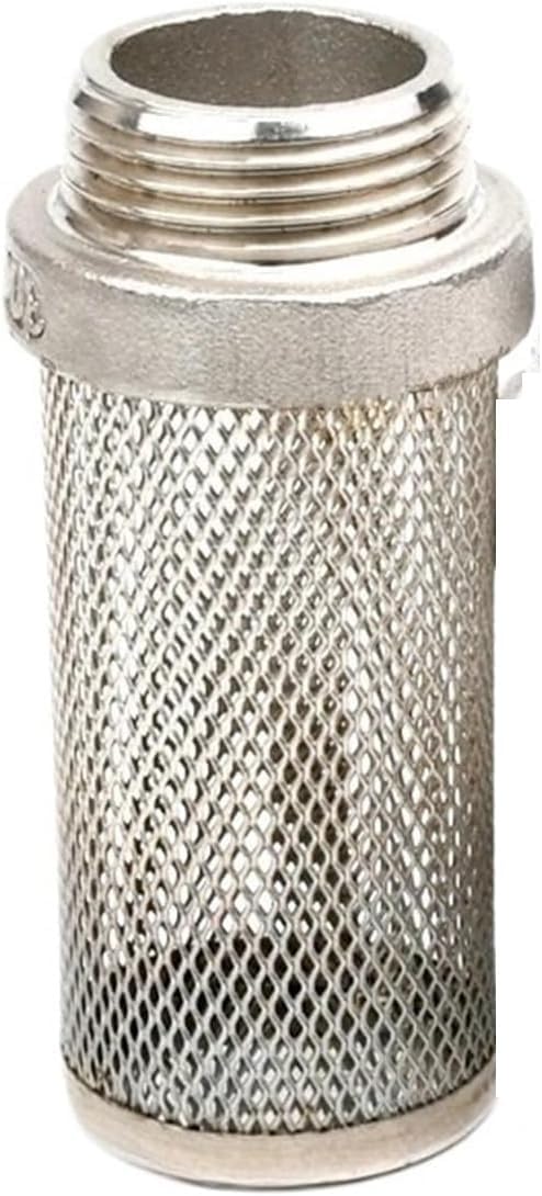 Garden Hose Filter, Garden Hose and Aquarium Filter 304 Stainless Steel Male Thread Inlet Multiple Sizes(4 Inch Short)
