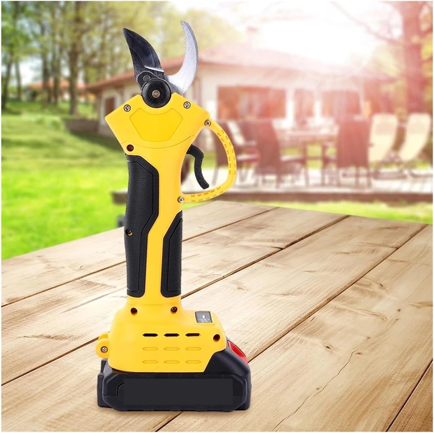 Electric Pruner Cordless Electric Pruner Electric Pruning Shears with Battery Rechargeable Cordless Tree Pruner Non-Slip 40 Mm Pruner for Garden Quick