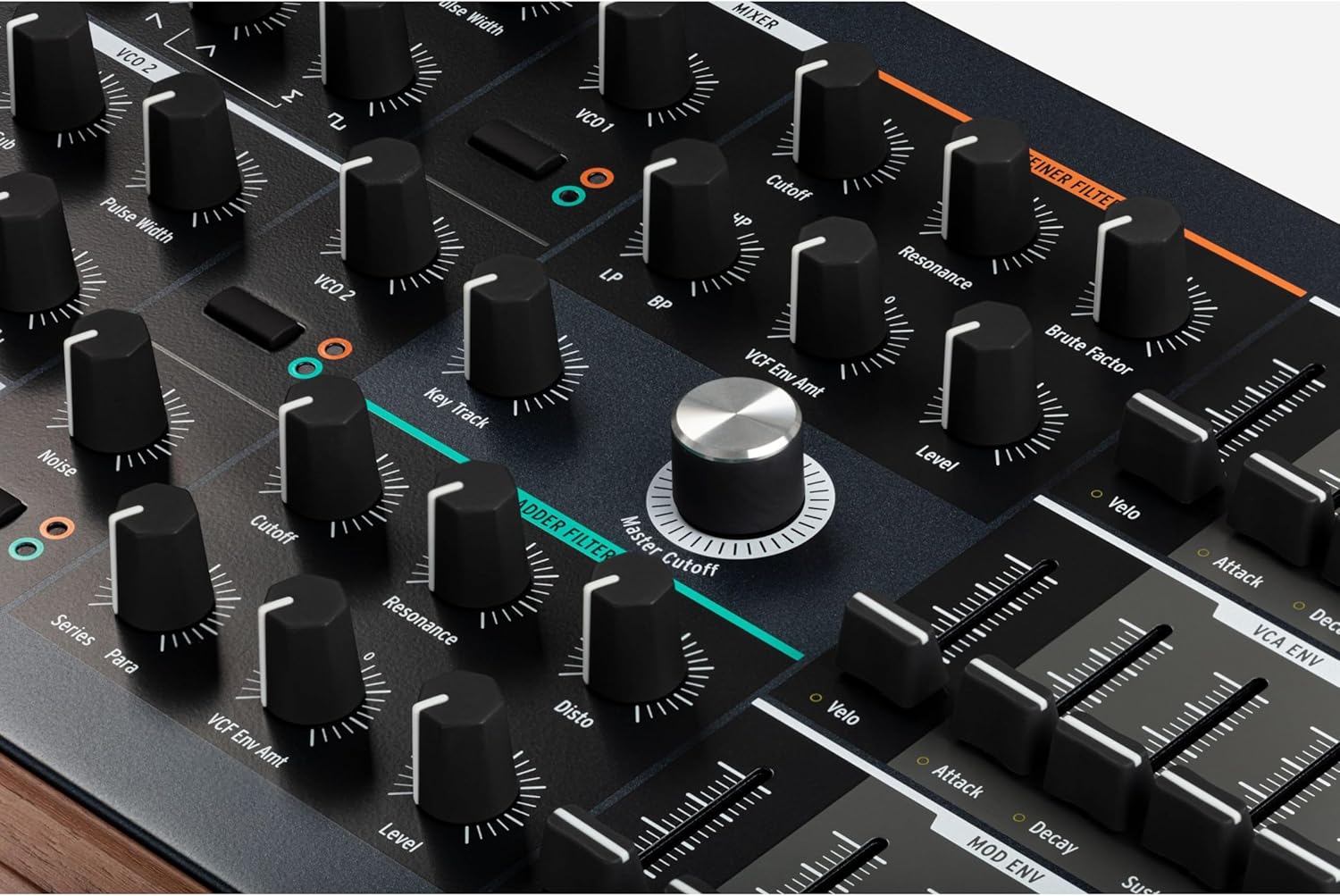 Arturia PolyBrute 6-Voice Polyphonic Morphing Analog Synthesizer Natural Wood